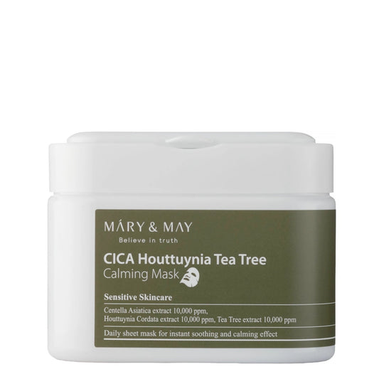 Mary&amp;May - Успокояваща маска за лице с чаено дърво Cica Houttuynia
