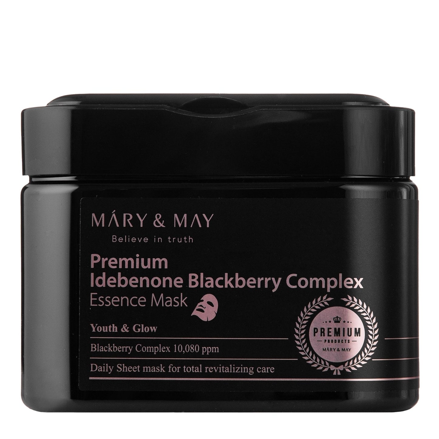 Mary&amp;May - Комплект маски за лице Premium Idebenon Blackberry Complex Essence Mask